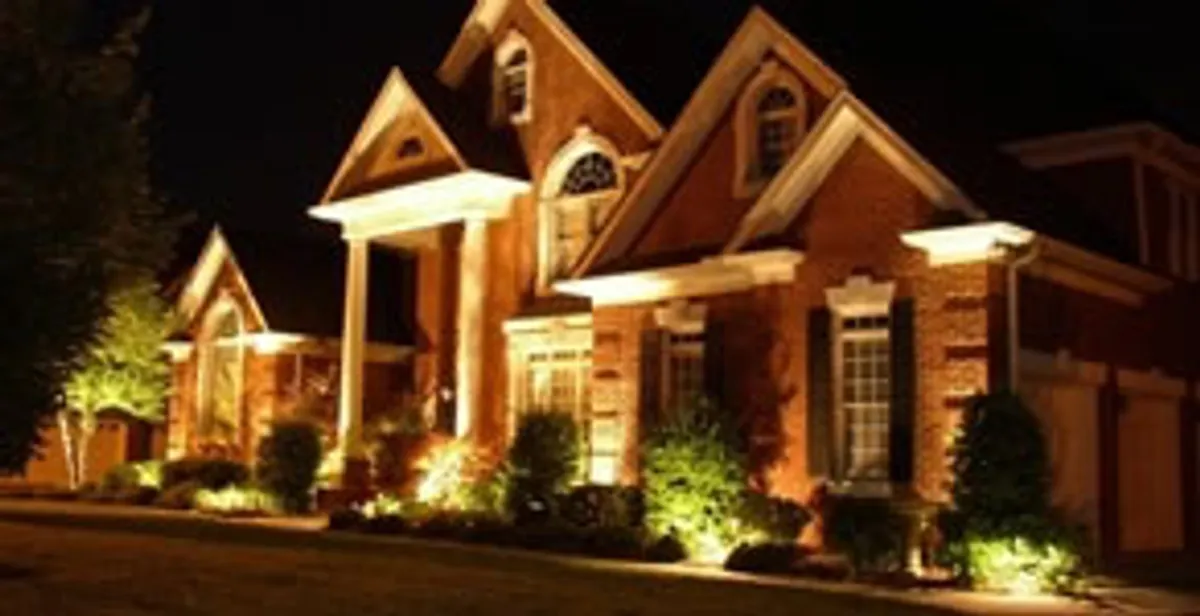 landscape lighting installation services enhancing residential exterior lighting in Waltham, MA