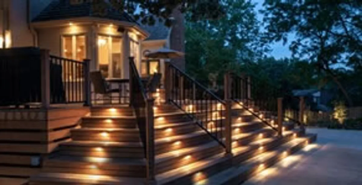 Residential electrician installing outdoor lighting for home safety in Waltham, MA