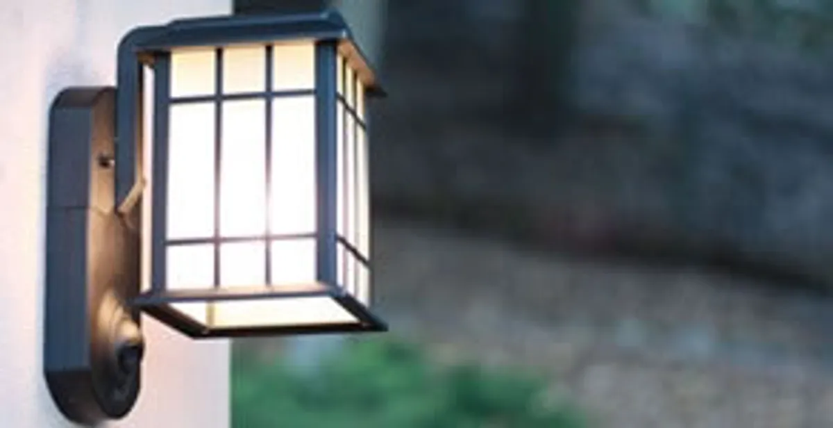 security light installation services with professionally mounted exterior wall light in Waltham, MA